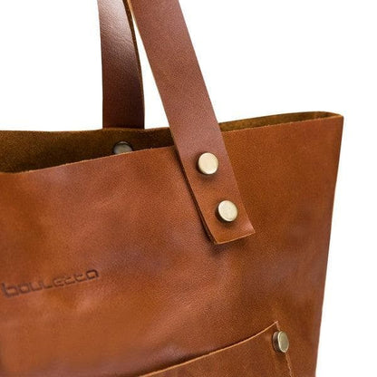 Moon Geniune Leather Women Tote Bag