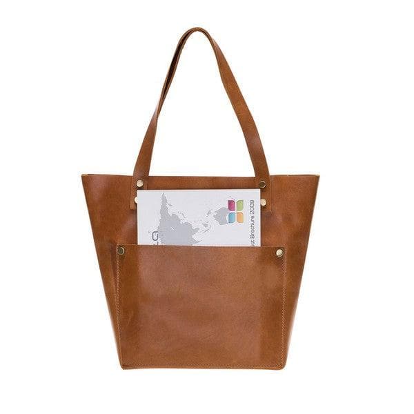 Moon Geniune Leather Women Tote Bag