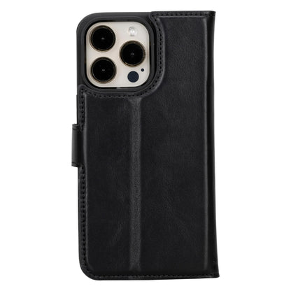 Magic iPhone 15 Series Detachable Genuine Leather Case / MW