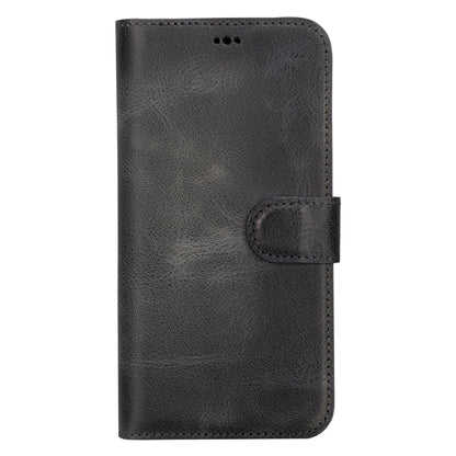 Magic iPhone 15 Series Detachable Genuine Leather Case / MW