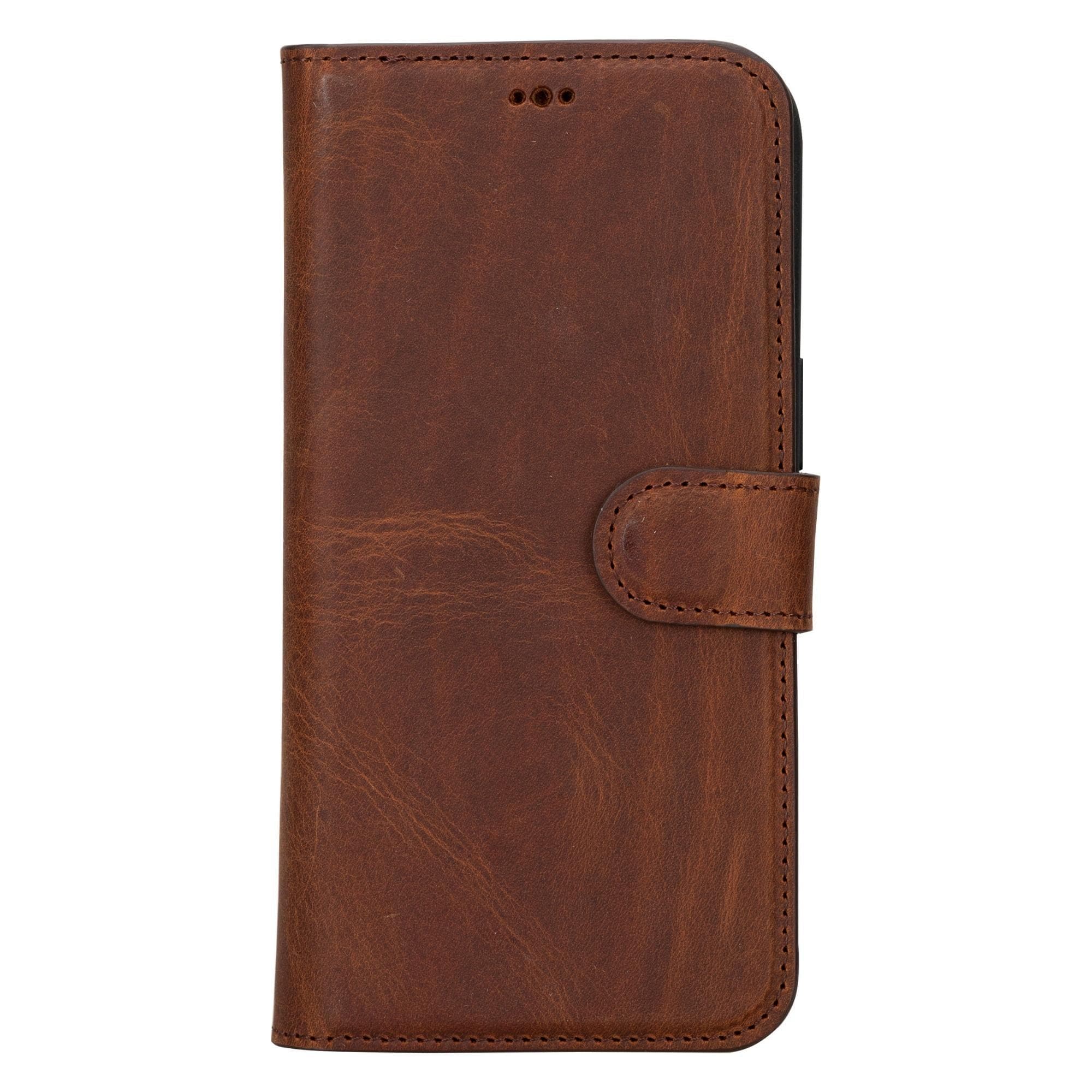 Magic iPhone 15 Series Detachable Genuine Leather Case / MW