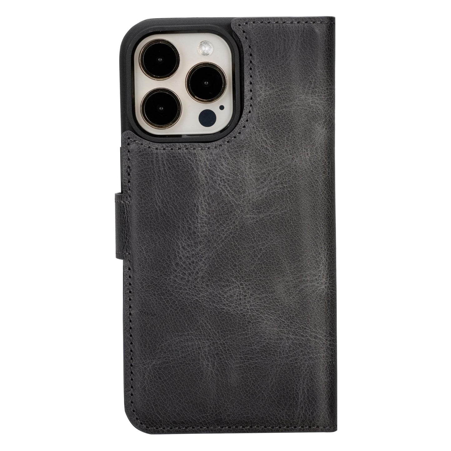 Magic iPhone 15 Series Detachable Genuine Leather Case / MW