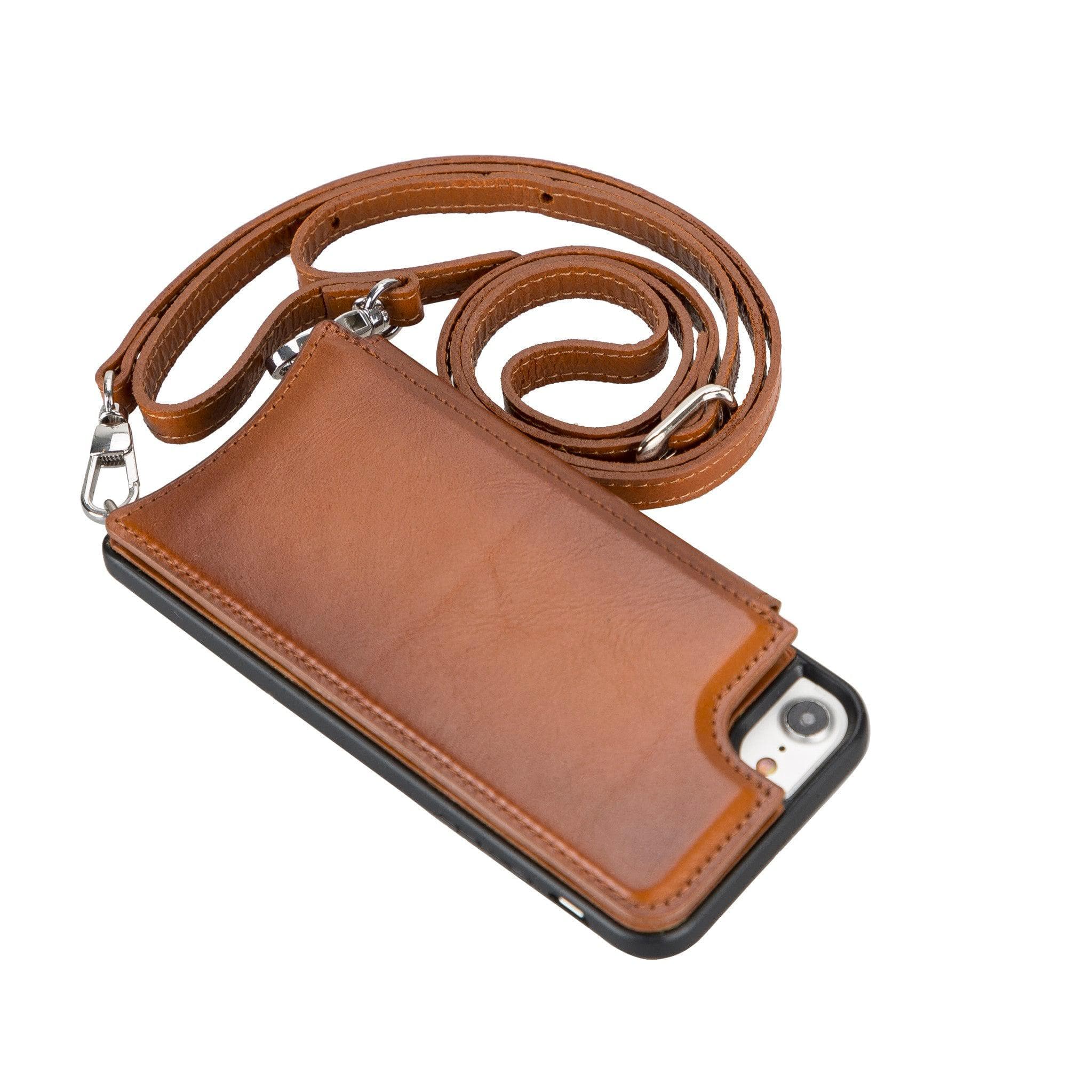 Saff iPhone SE/8/7 Series Genuine Leather Case with Strap - SAFF UFW