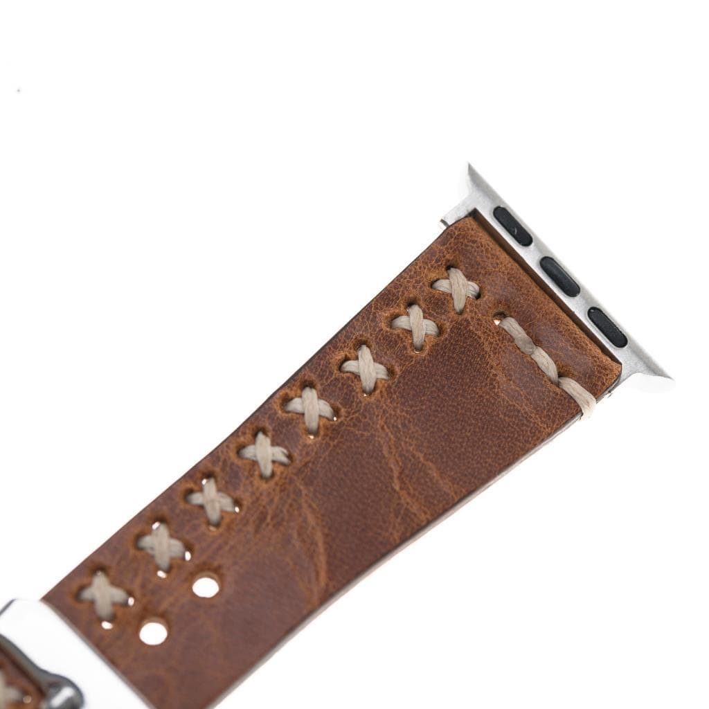 Aqua Style Genuine Leather Apple Watch Band