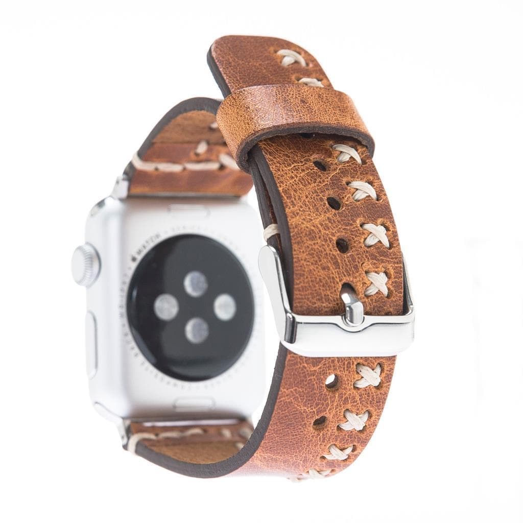 Aqua Style Genuine Leather Apple Watch Band