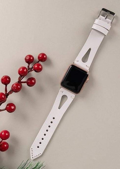 Leather Apple Watch Bands - BA2 Style Drop Cut 38mm