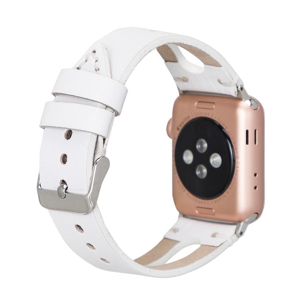 Leather Apple Watch Bands - BA2 Style Drop Cut 38mm