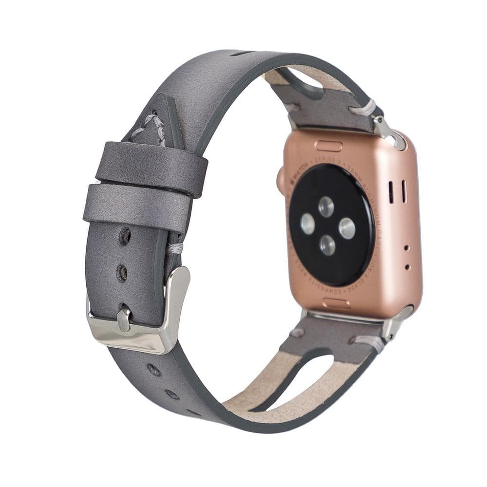 Leather Apple Watch Bands - BA2 Style Drop Cut 38mm