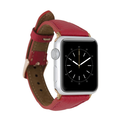 Classic Slim Style Genuine Leather Apple Watch Band