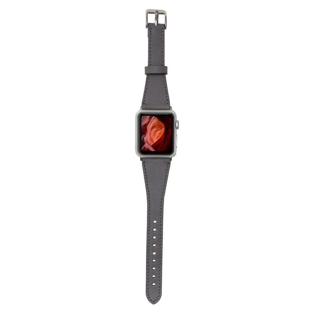 Classic Slim Style Genuine Leather Apple Watch Band