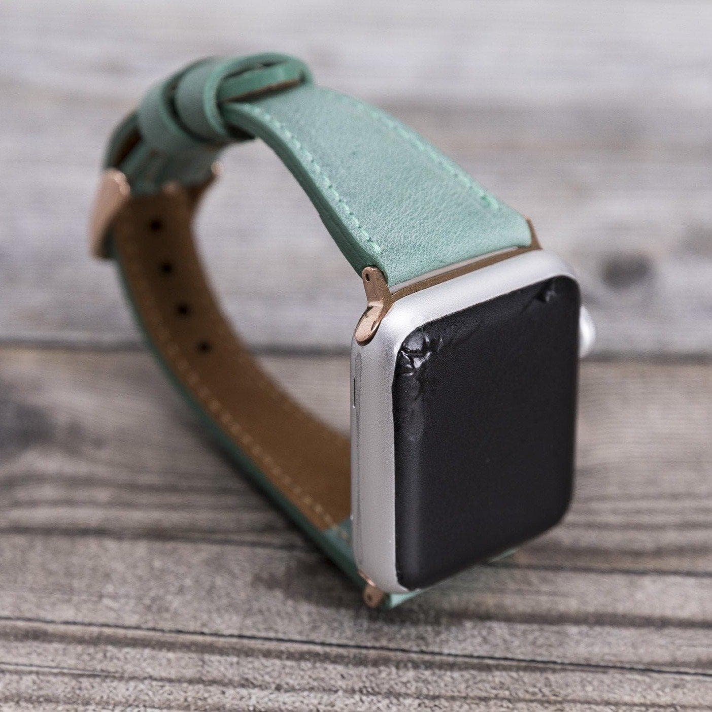 Classic Slim Style Genuine Leather Apple Watch Band