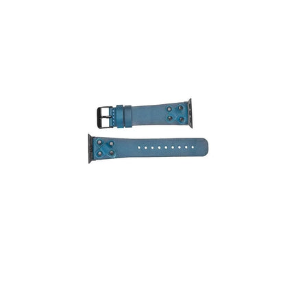 Cross Style Leather Apple Watch Band