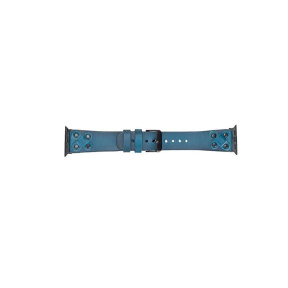 Cross Style Leather Apple Watch Band