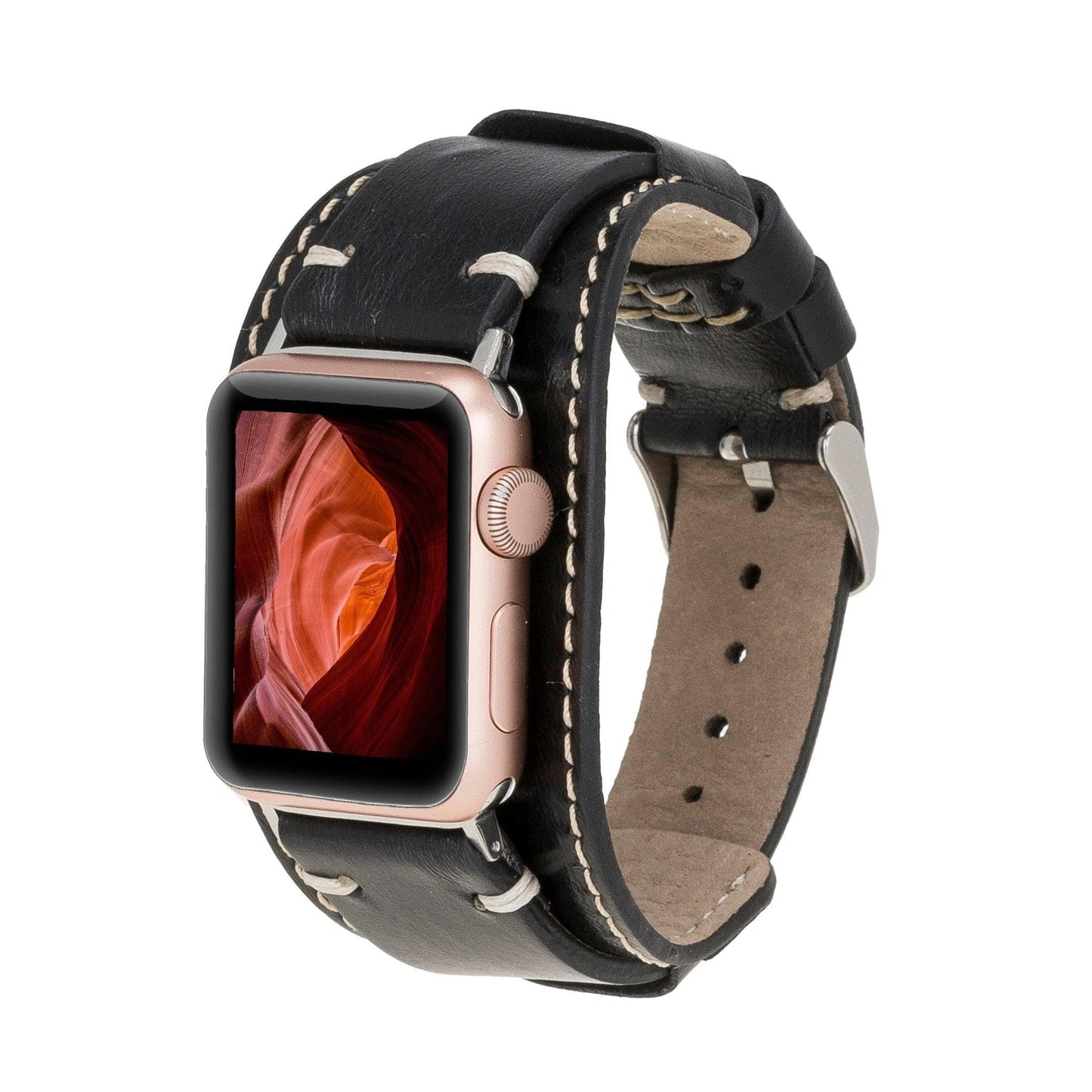 Cuff Style Genuine Leather Apple Watch Band