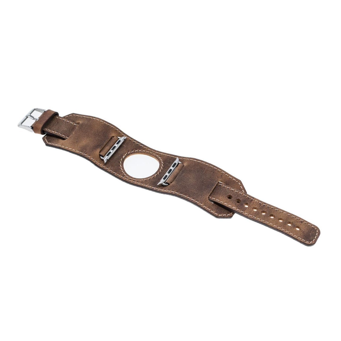 Cuff Style Genuine Leather Apple Watch Band