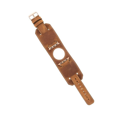 Cuff Style Genuine Leather Apple Watch Band