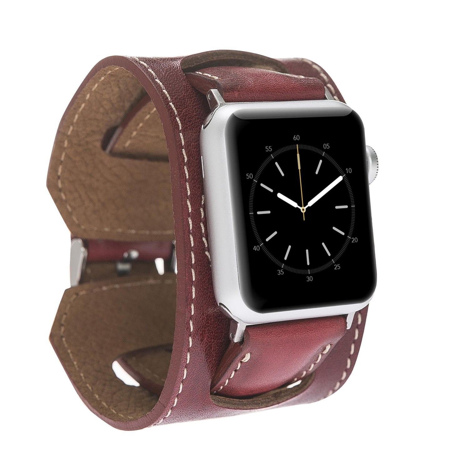 Cuff Style Genuine Leather Apple Watch Band