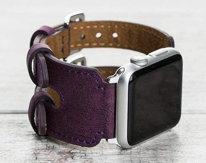 Leather Apple Watch Bands - Double Cuff DB Style