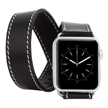 Leather Apple Watch Bands - DT Double Tour Style