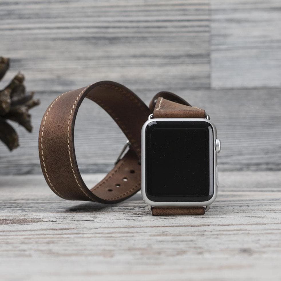 Leather Apple Watch Bands - DT Double Tour Style