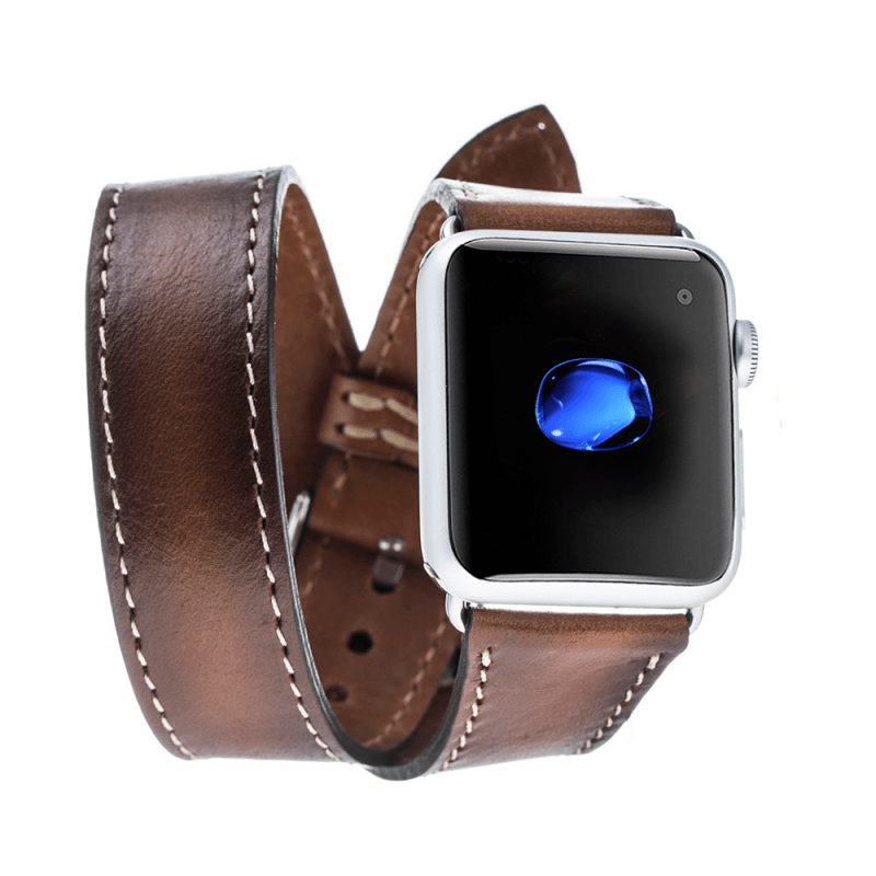 Leather Apple Watch Bands - DT Double Tour Style