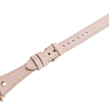 Hector Double Tour Leather Apple Watch Band - Gold