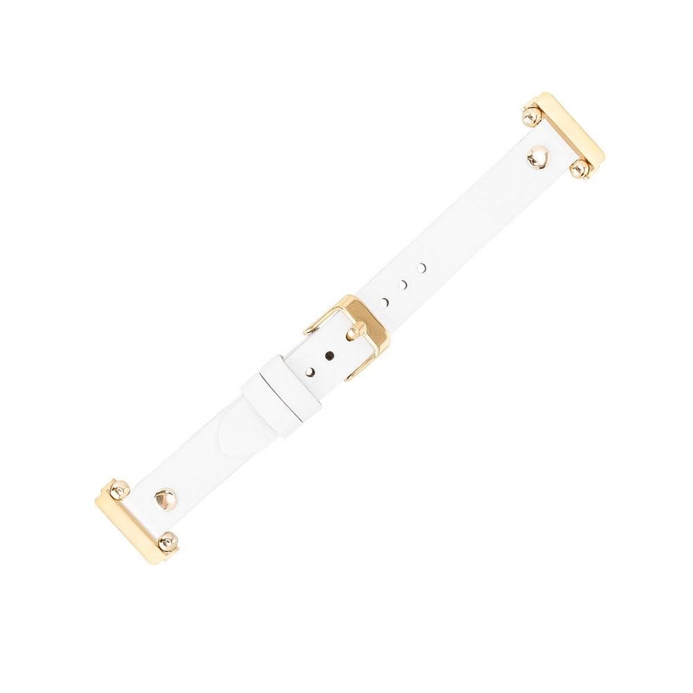 Leather Apple Watch Bands - Ferro Gold Trok Style