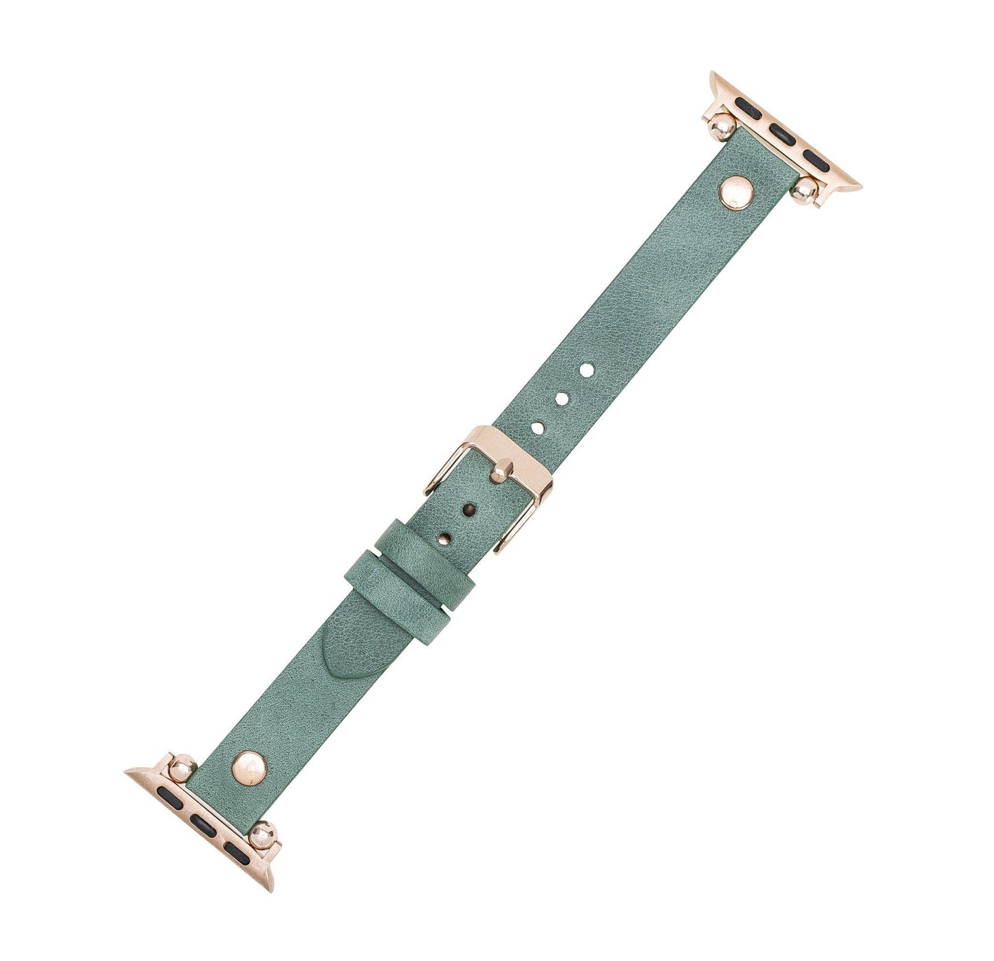 Leather Fitbit Watch Bands - Ferro Rose Trok Style