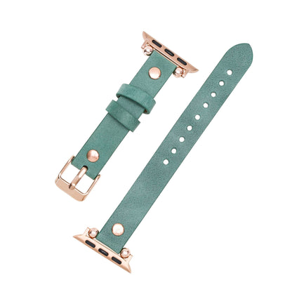 Leather Fitbit Watch Bands - Ferro Rose Trok Style