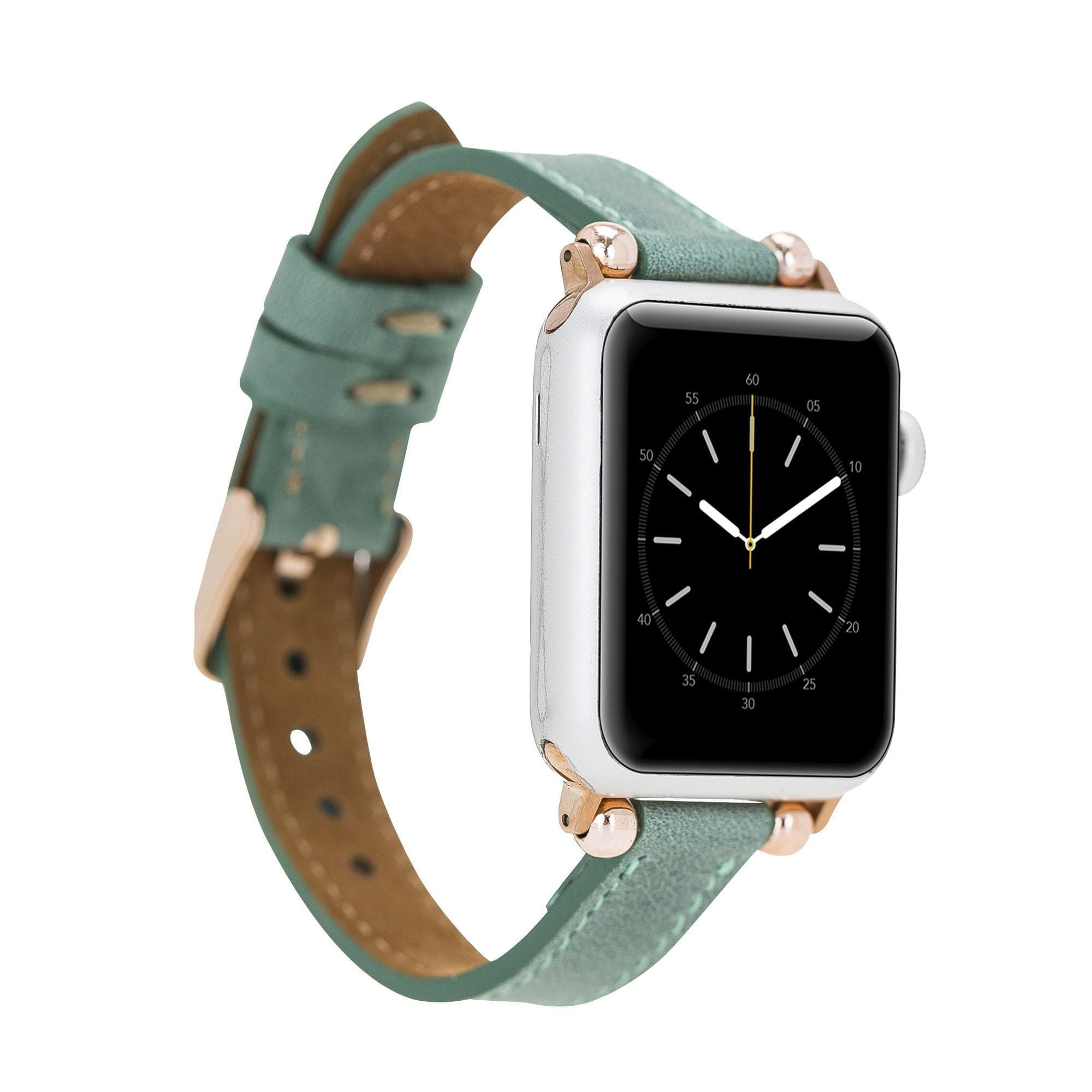 Leather Apple Watch Bands - Ferro Seamy Style