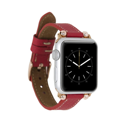 Leather Apple Watch Bands - Ferro Seamy Style