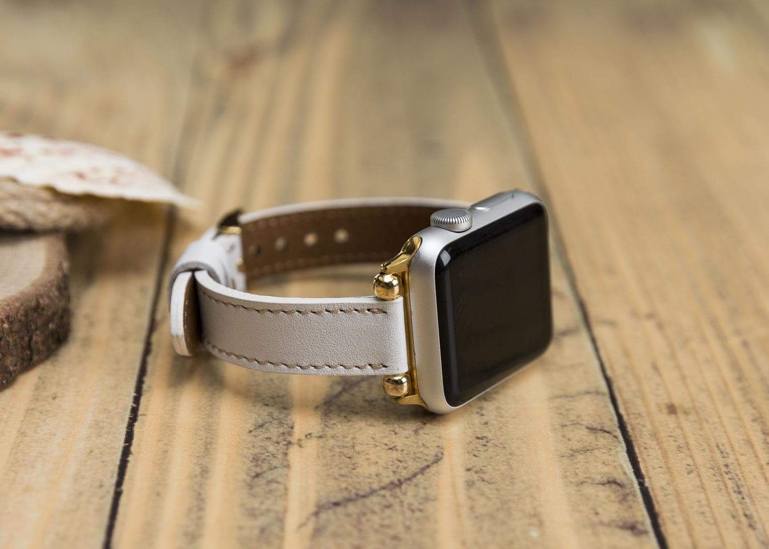 Leather Apple Watch Bands - Ferro Seamy Style