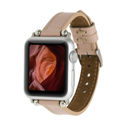 Leather Apple Watch Bands - Ferro Seamy Style