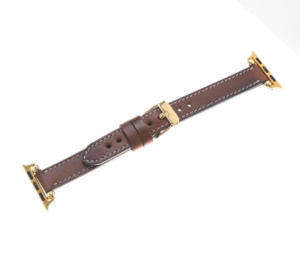 Leather Apple Watch Bands - Ferro Seamy Style