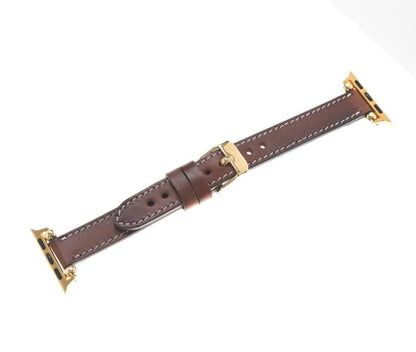 Leather Apple Watch Bands - Ferro Seamy Style