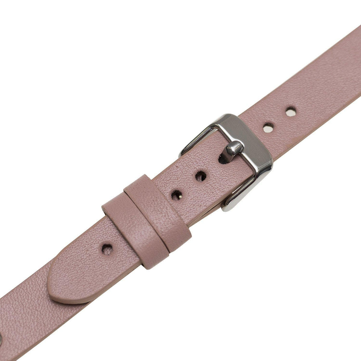 Ferro Leather Apple Watch Band - Silver
