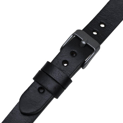 Ferro Leather Apple Watch Band - Silver