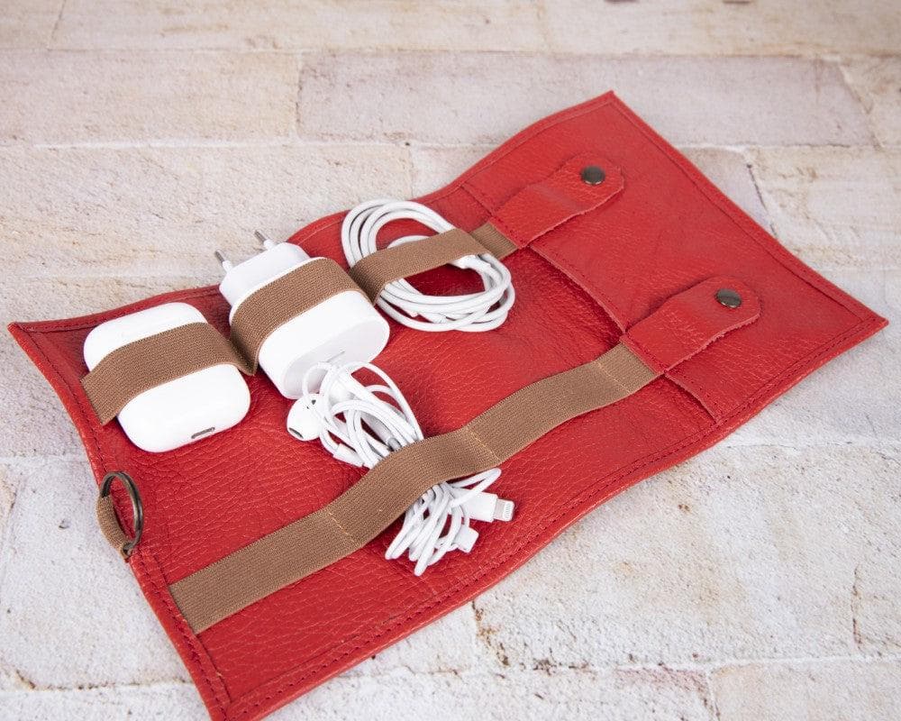 Genuine Leather Cable Organizer