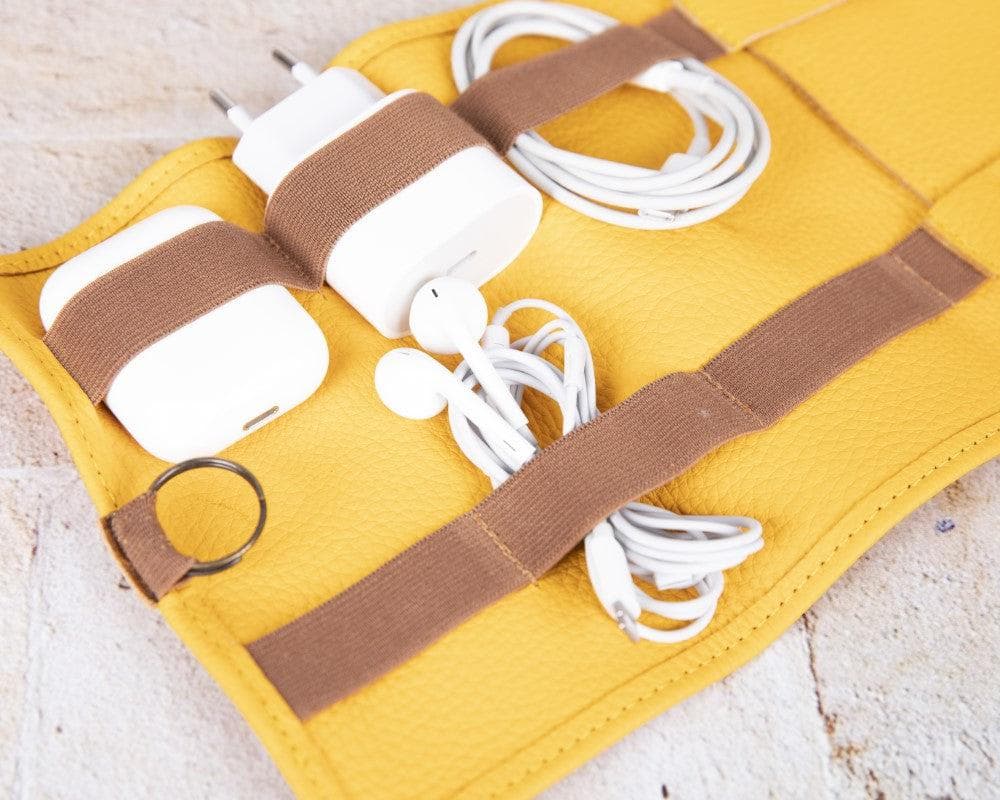 Genuine Leather Cable Organizer