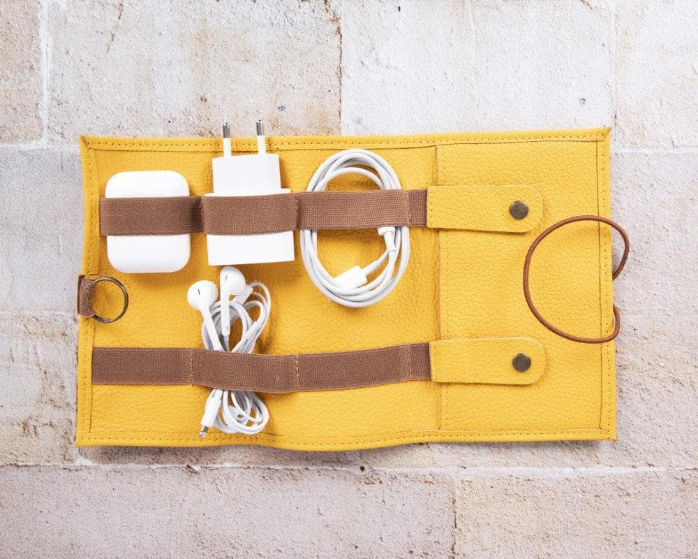 Genuine Leather Cable Organizer