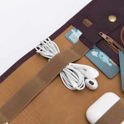 Bali Genuine Leather Cable Organizer