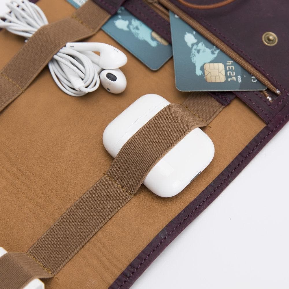 Genuine Leather Cable Organizer