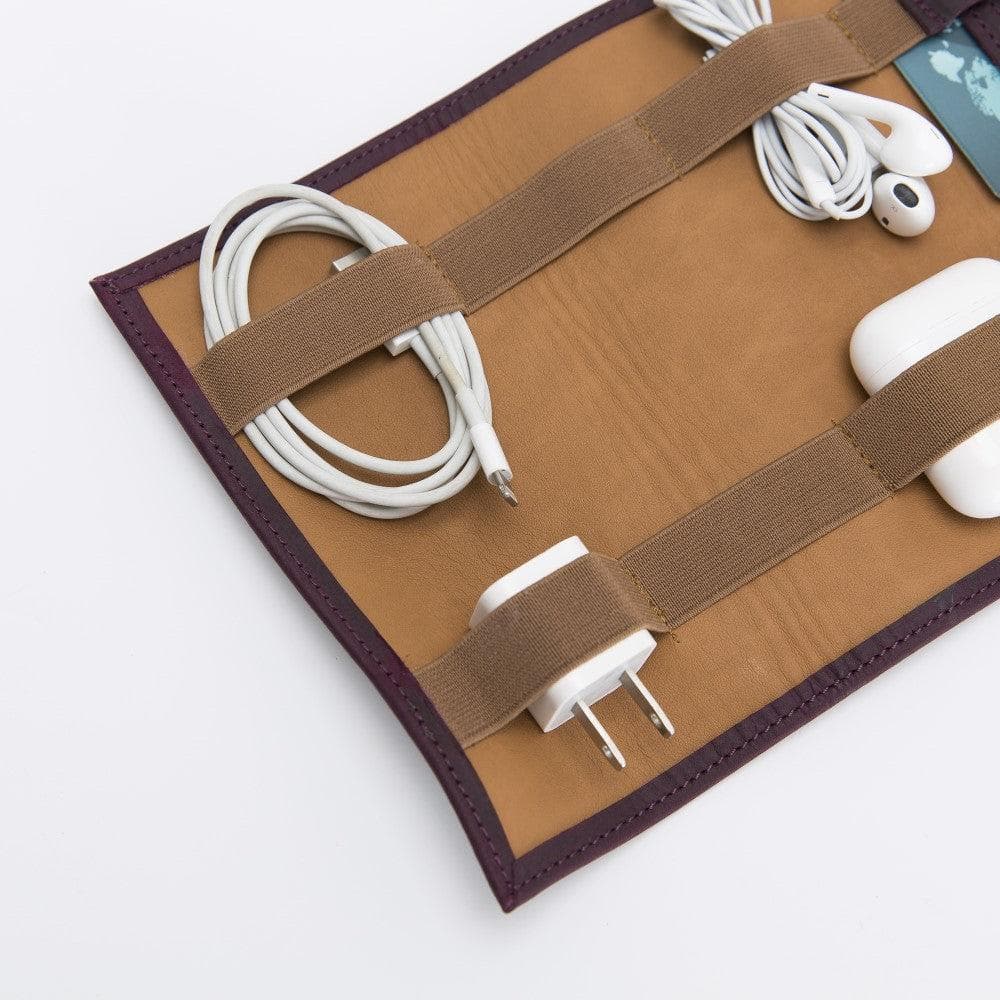 Genuine Leather Cable Organizer