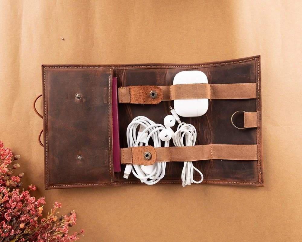 Bali Genuine Leather Cable Organizer