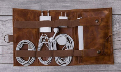 Bali Genuine Leather Cable Organizer