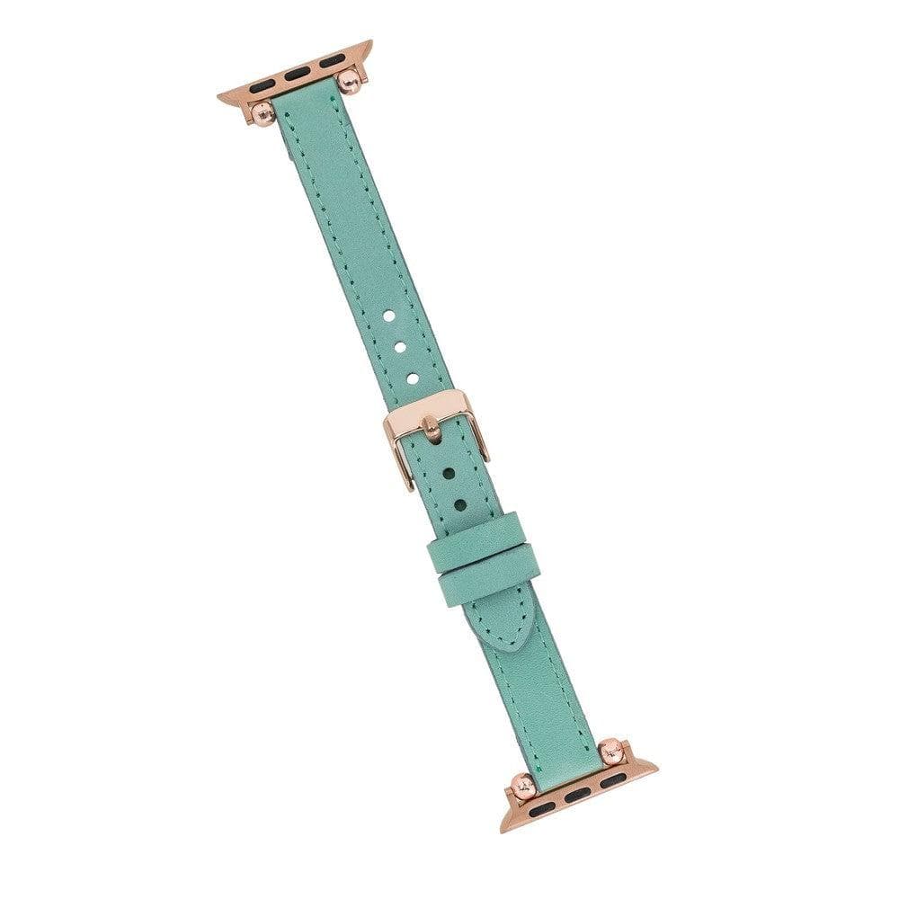 Leather Fitbit Watch Bands - Ferro Rose Trok Style