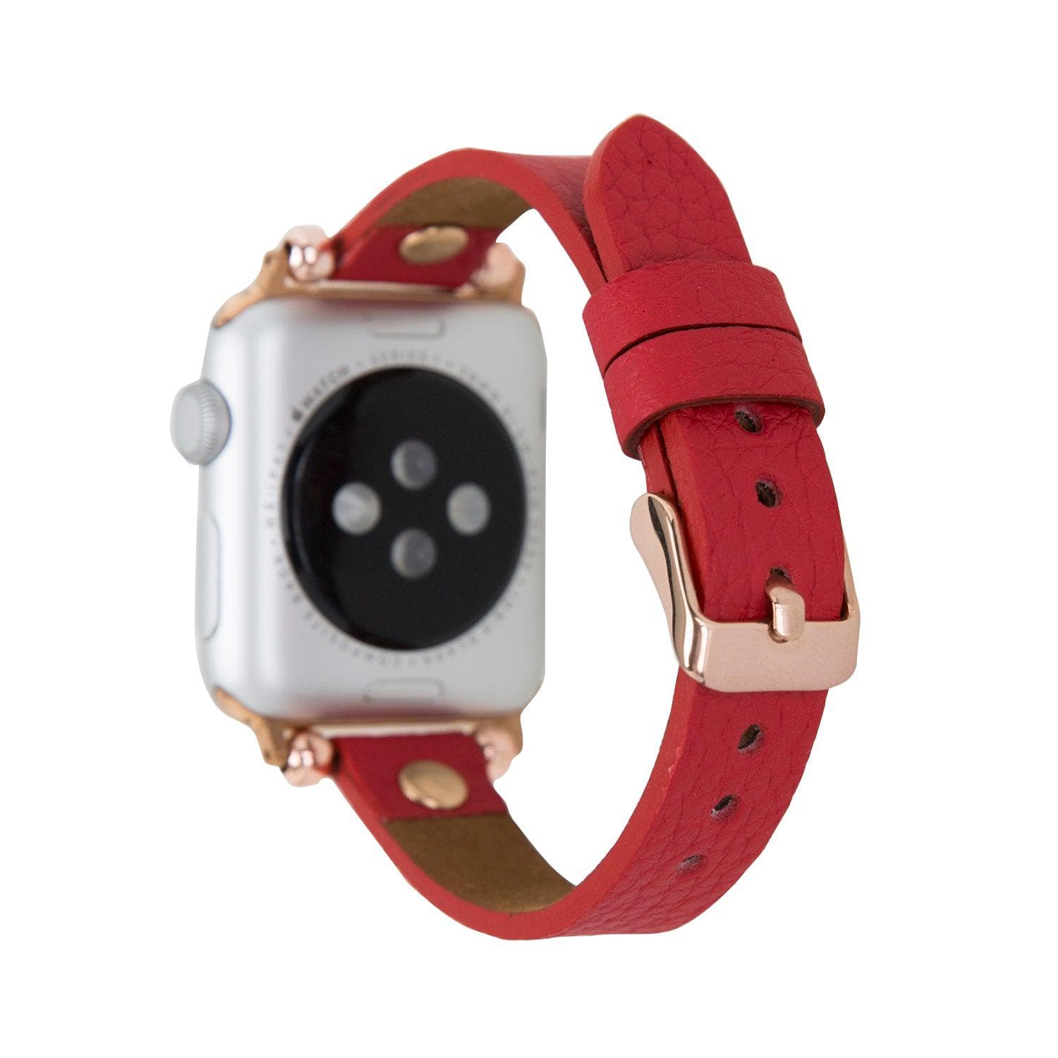 Leather Fitbit Watch Bands - Ferro Rose Trok Style