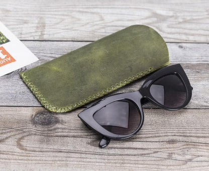 Genuine Leather Glasses Case