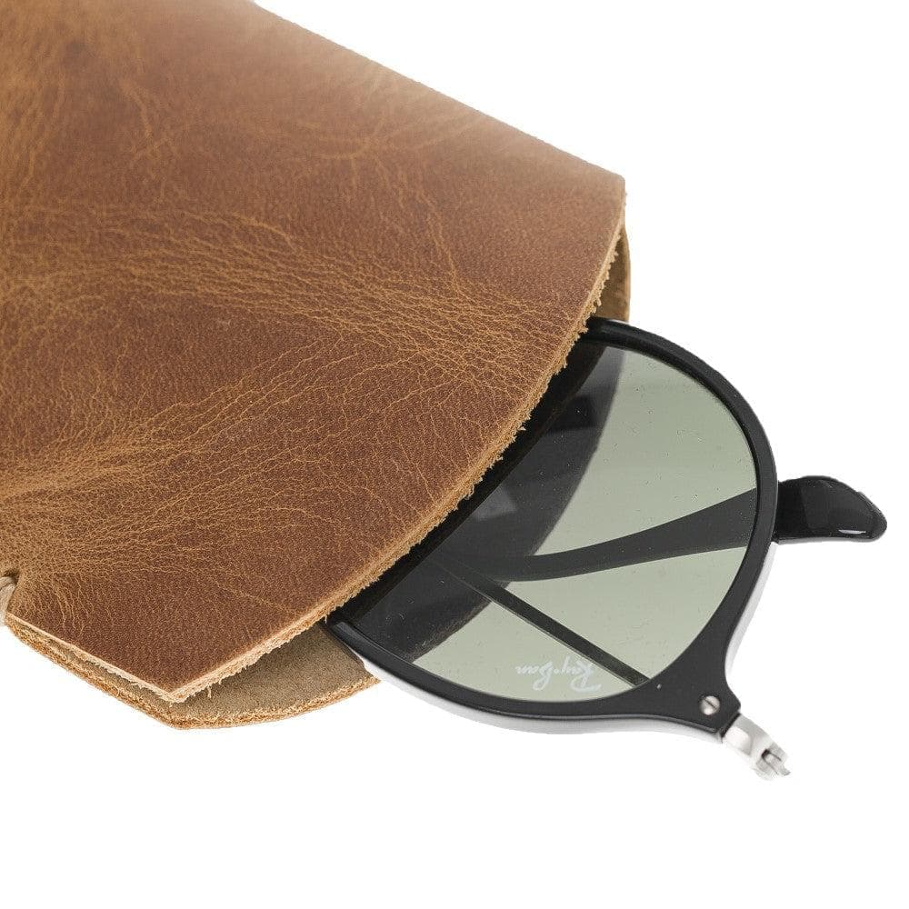 Genuine Leather Glasses Case