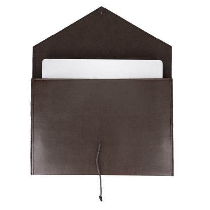 Sharp Leather Mac Sleeve